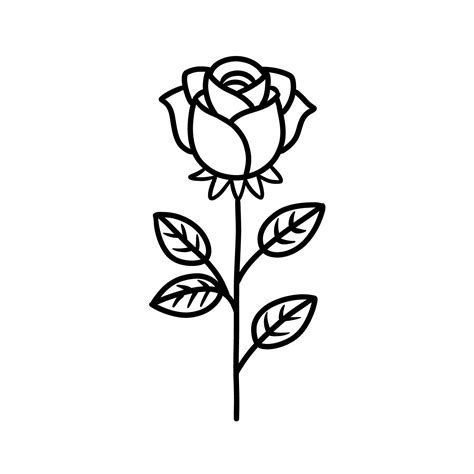 rose outline images|simple rose outline drawing.